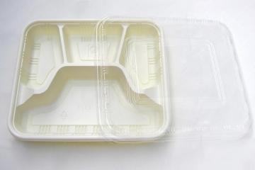 4-partition tray & lid